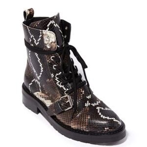 Allsaints snakeskin Donita boots